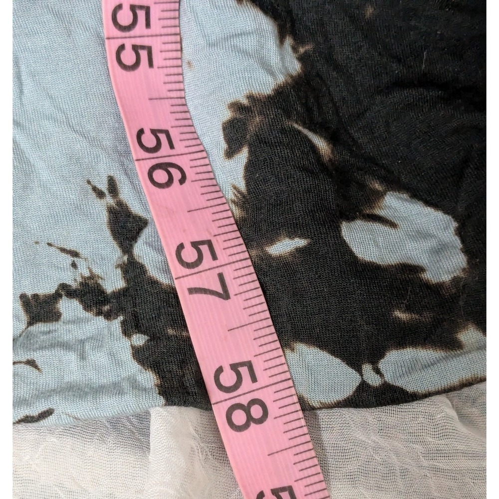 Young Fabulous & Broke Hampton Maxi Dress Sleeveless Blue Black Tie Dye Size S - Picture 9 of 10
